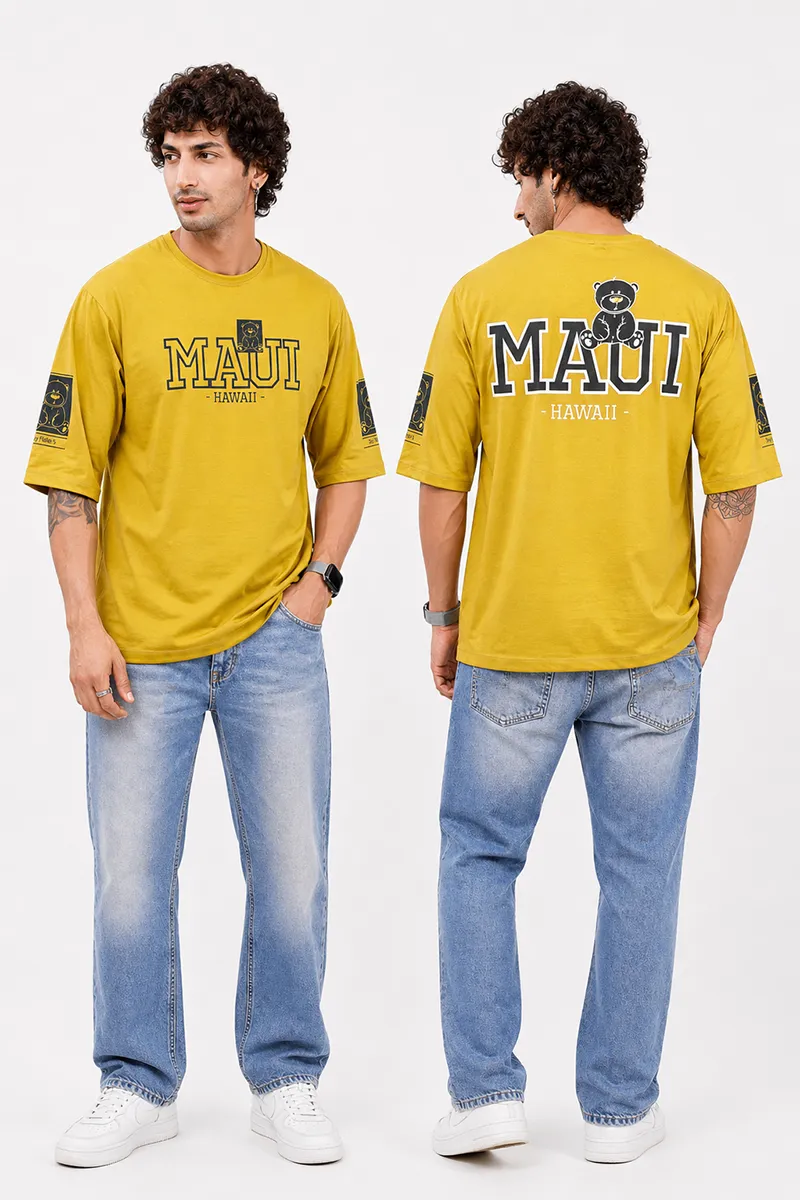 Men's Printed Drop Shoulder T-shirt