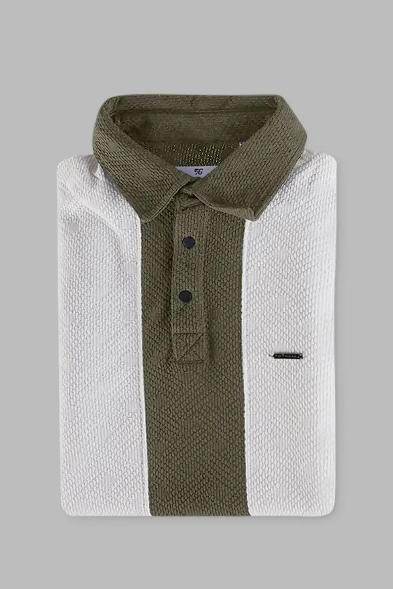 Striped Polo T-shirt for Men
